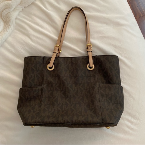 MICHAEL KORS Tote bag brown monogram - Picture 9 of 10